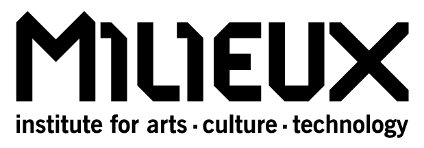Logo Milieux - Institute for Arts, Culture and Technology